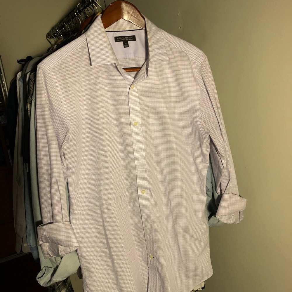 Non-Iron Banana Republic Button Down